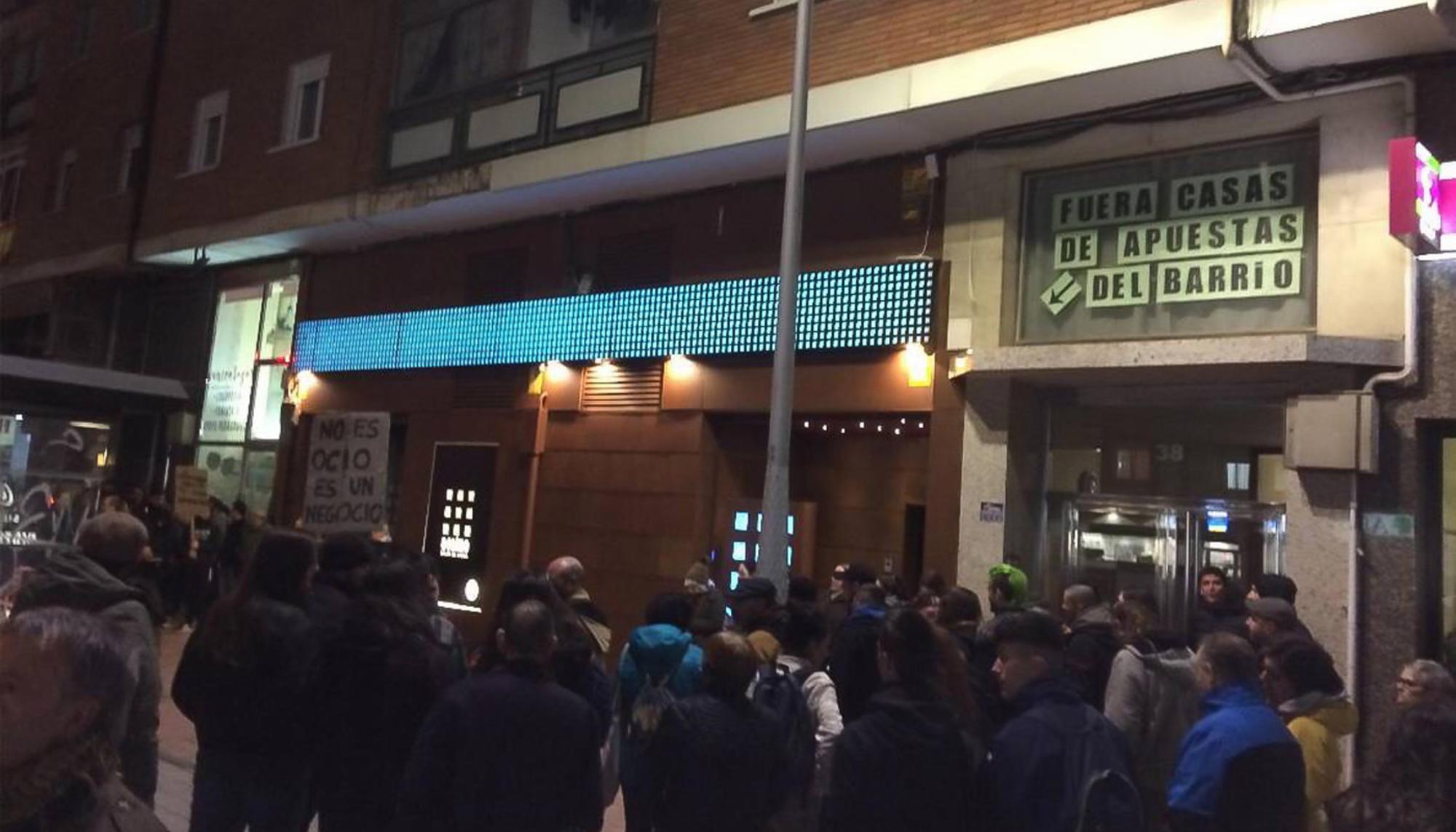 Protesta casas de apuestas Gamonal